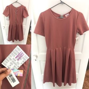 LuLaRoe Dusty Rose Amelia Dress